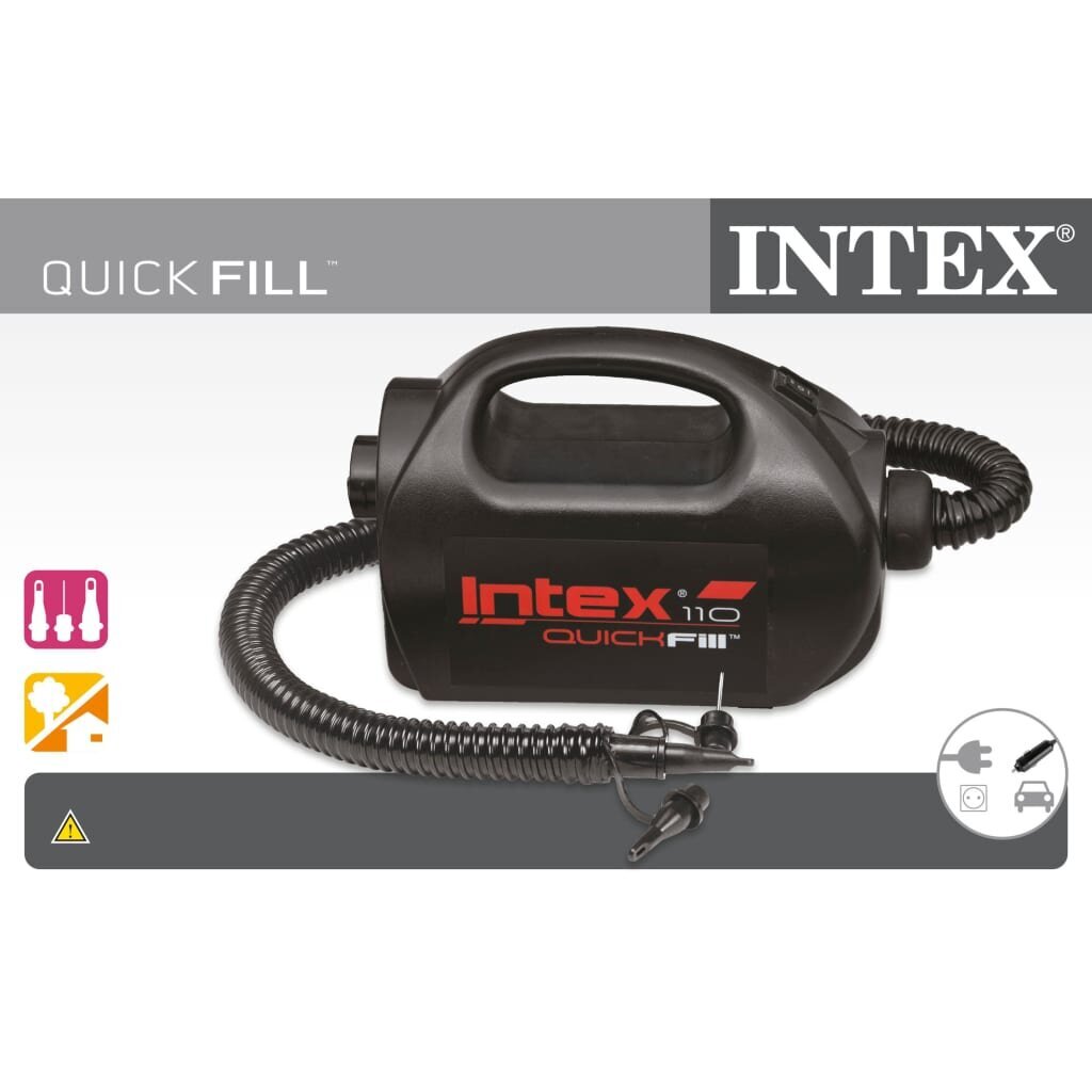 Intex elektriskais pumpis Quick-Fill High PSI, 220-240 V, 68609 cena un informācija | Piepūšamie matrači un mēbeles | 220.lv