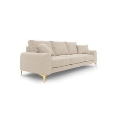 Trīsvietīgs dīvāns Larnite, 222x102x90 cm, gaiši brūns cena un informācija | Dīvāni | 220.lv