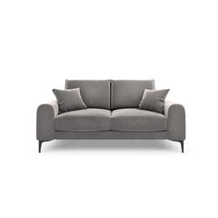 Двухместный диван Velvet Larnite, 172x102x90 см, светло-серый цена и информация | Диваны | 220.lv