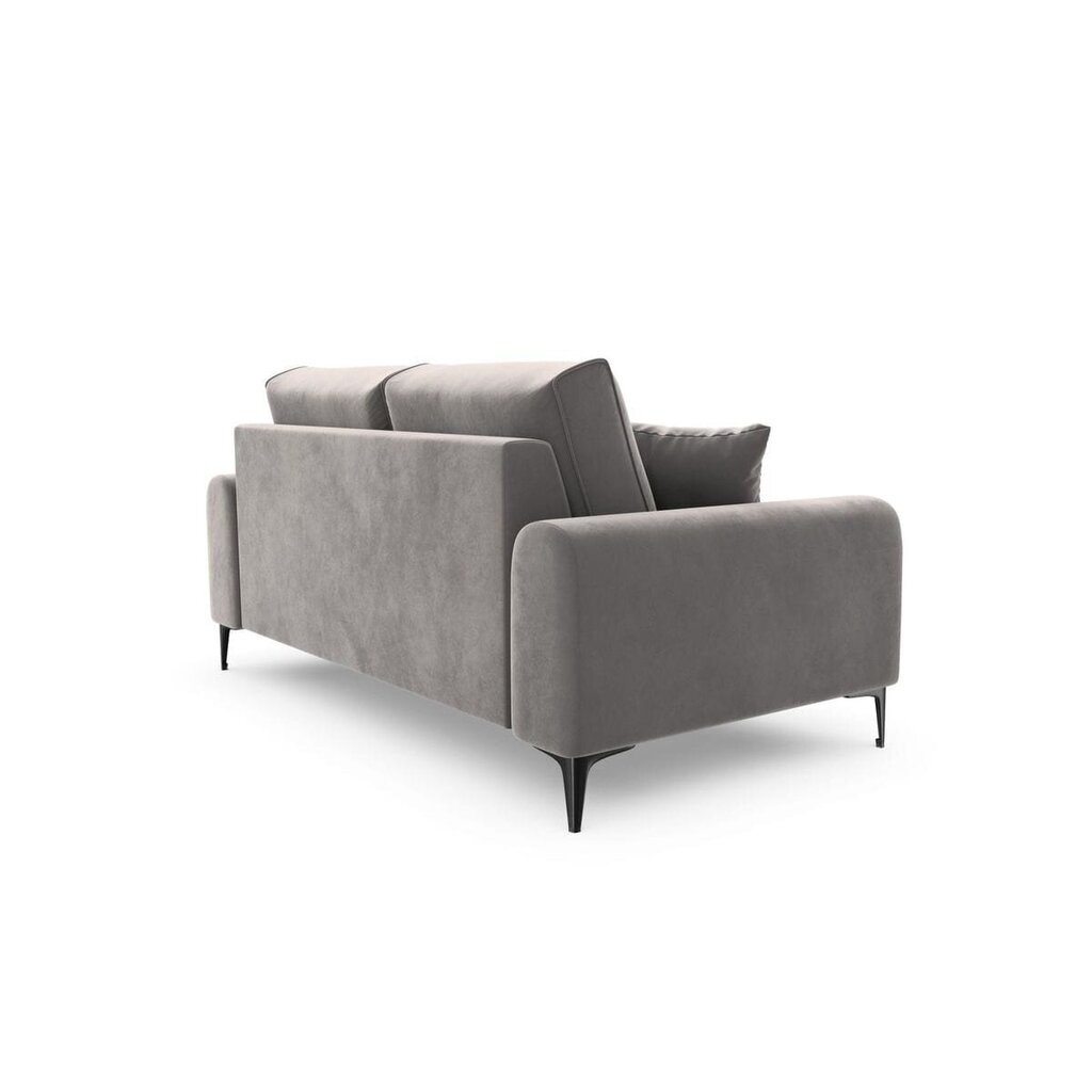 Divvietīgs dīvāns Velvet Larnite, 172x102x90 cm, gaiši pelēks cena un informācija | Dīvāni | 220.lv