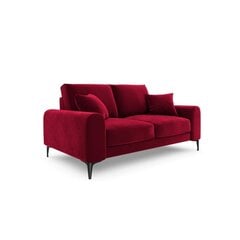 Двухместный диван Velvet Larnite, 172x102x90 см, красный цвет цена и информация | Диваны | 220.lv