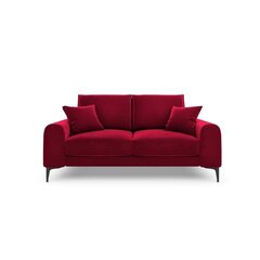 Двухместный диван Velvet Larnite, 172x102x90 см, красный цвет цена и информация | Диваны | 220.lv