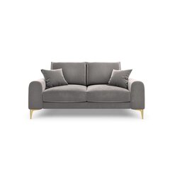 Двухместный диван Velvet Larnite, 172x102x90 см, цвет светло-серый цена и информация | Диваны | 220.lv