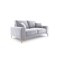 Двухместный диван Velvet Larnite, 172x102x90 см, цвет серый цена и информация | Диваны | 220.lv