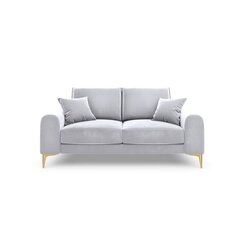 Divvietīgs dīvāns Velvet Larnite, 172x102x90 cm, pelēkas krāsas cena un informācija | Dīvāni | 220.lv