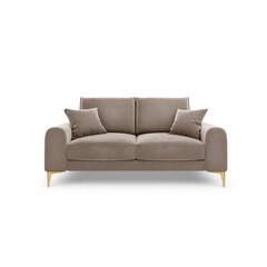 Dvivietė sofa Velvet Larnite, 172x102x90 cm, žalia цена и информация | Диваны | 220.lv