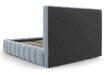 Gulta ar gultas veļas kasti Kelp, 230x225x125 cm, gaiši zila cena un informācija | Gultas | 220.lv