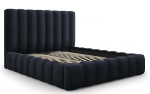 Кровать с ящиком для постельного белья Kelp, 230x205x125 см, темно-синий цвет цена и информация | Кровати | 220.lv