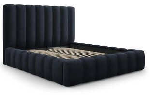 Кровать с ящиком для постельного белья Kelp, 230x165x125 см, темно-синий цвет цена и информация | Кровати | 220.lv