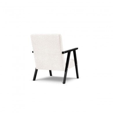 Krēsls Browne, 79x59x78 cm, balts cena un informācija | Atpūtas krēsli | 220.lv