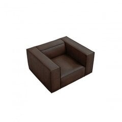 Кожаное кресло Agawa, 113x95x68 см, темно-коричневое цена и информация | Кресла для отдыха | 220.lv