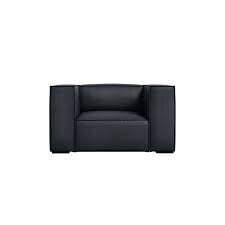 Ādas krēsls Agawa, 113x95x68 cm, zils cena un informācija | Atpūtas krēsli | 220.lv