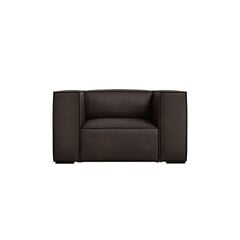 Ādas krēsls Agawa, 113x95x68 cm, tumši brūns цена и информация | Кресла в гостиную | 220.lv