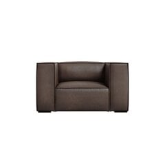 Кожаное кресло Agawa, 113x95x68 см, коричневое цена и информация | Кресла в гостиную | 220.lv