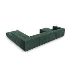 Sešvietīgs labās puses dīvāns Agawa, 365x270x68 cm, zaļš цена и информация | Угловые диваны | 220.lv