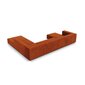 Sešvietīgs labās puses dīvāns Agawa, 365x270x68 cm, sarkans цена и информация | Stūra dīvāni | 220.lv