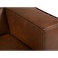 Sešvietīgs ādas labās puses dīvāns Agawa, 365x270x68 cm, brūns цена и информация | Stūra dīvāni | 220.lv