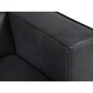 Sešvietīgs ādas labās puses dīvāns Agawa, 365x270x68 cm, tumši zils цена и информация | Stūra dīvāni | 220.lv