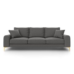 Četrvietīgs dīvāns Larnite, 237x102x90 cm, tumši pelēks cena un informācija | Dīvāni | 220.lv