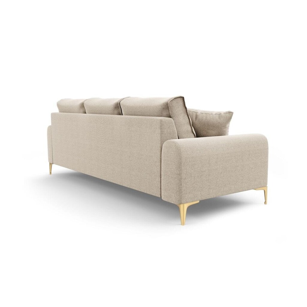 Četrvietīgs dīvāns Larnite, 237x102x90 cm, gaiši brūns cena un informācija | Dīvāni | 220.lv