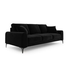Четырехместный диван Velvet Larnite, 237x102x90 см, цвет черный цена и информация | Диваны | 220.lv