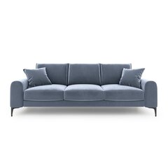 Četrvietīgs dīvāns Velvet Larnite, 237x102x90 cm, gaiši zilas krāsas cena un informācija | Dīvāni | 220.lv
