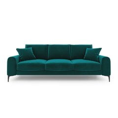 Četrvietīgs dīvāns Velvet Larnite, 237x102x90 cm, tumši zaļas krāsas cena un informācija | Dīvāni | 220.lv