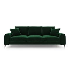Četrvietīgs dīvāns Velvet Larnite, 237x102x90 cm, tumši zaļas krāsas cena un informācija | Dīvāni | 220.lv