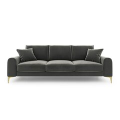 Četrvietīgs dīvāns Velvet Larnite, 237x102x90 cm, tumši pelēks cena un informācija | Dīvāni | 220.lv