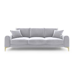 Četrvietīgs dīvāns Velvet Larnite, 237x102x90 cm, pelēks cena un informācija | Dīvāni | 220.lv