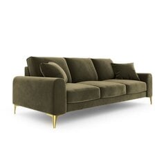 Četrvietīgs dīvāns Velvet Larnite, 237x102x90 cm, zaļš cena un informācija | Dīvāni | 220.lv