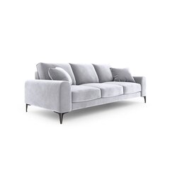 Trīsvietīgs dīvāns Velvet Larnite, 222x102x90 cm, pelēkas krāsas cena un informācija | Dīvāni | 220.lv
