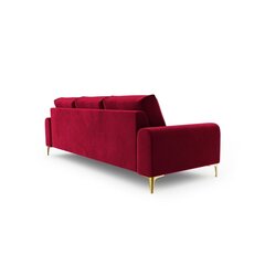 Трехместный диван Velvet Larnite, 222x102x90 см, цвет красный цена и информация | Диваны | 220.lv