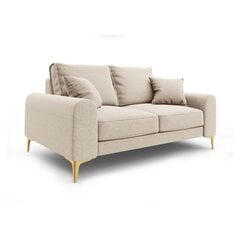 Divvietīgs dīvāns Larnite, 172x102x90 cm, gaiši brūns cena un informācija | Dīvāni | 220.lv