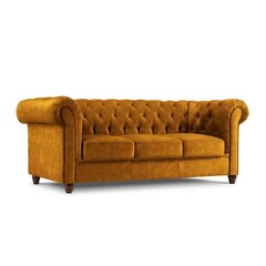 Трехместный диван Lapis, 224x90x80, желтый цена и информация | Диваны | 220.lv