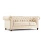 Trīsvietīgs dīvāns Lapis, 224x90x80, smilškrāsas cena un informācija | Dīvāni | 220.lv