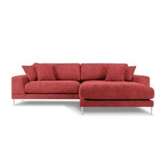Labās puses stūra dīvāns Jog, 286x242x90 cm, sarkans cena un informācija | Stūra dīvāni | 220.lv