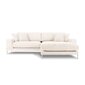 Labās puses stūra dīvāns Jog, 286x242x90 cm, smilškrāsas cena un informācija | Stūra dīvāni | 220.lv