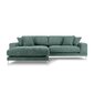 Kreisās puses stūra dīvāns Jog, 286x242x90 cm, gaiši zaļš cena un informācija | Stūra dīvāni | 220.lv