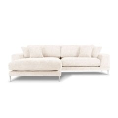 Kreisās puses stūra dīvāns Jog, 286x242x90 cm, smilškrāsas цена и информация | Угловые диваны | 220.lv