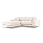 Kreisās puses stūra dīvāns Jog, 286x242x90 cm, smilškrāsas cena un informācija | Stūra dīvāni | 220.lv