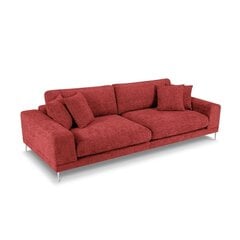 Četrvietīgs dīvāns Jog, 286x122x90 cm, sarkans cena un informācija | Dīvāni | 220.lv