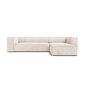 Četrvietīgs labās puses stūra dīvāns Agawa, 290x173x68 cm, smilškrāsas цена и информация | Stūra dīvāni | 220.lv