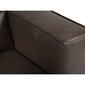 Četrvietīgs labās puses ādas stūra dīvāns Agawa, 290x173x68 cm, brūnas krāsas cena un informācija | Stūra dīvāni | 220.lv