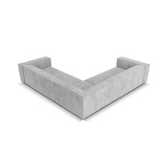 Piecvietīgs stūra dīvāns Agawa, 280x280x68 cm, gaiši pelēks цена и информация | Угловые диваны | 220.lv