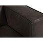 Piecvietīgs ādas stūra dīvāns Agawa, 280x280x68 cm, tumši brūns cena un informācija | Stūra dīvāni | 220.lv