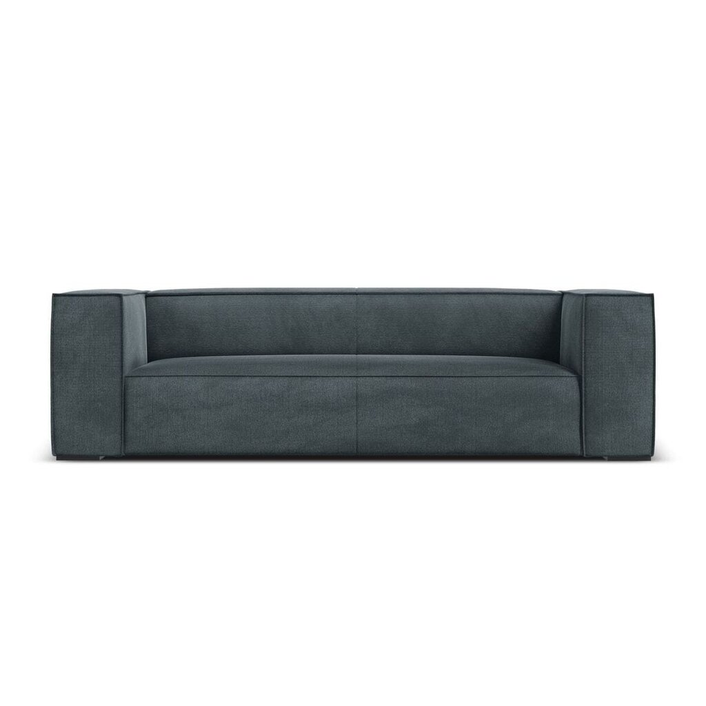 Trīsvietīgs dīvāns Agawa, 227x100x68, zils cena un informācija | Dīvāni | 220.lv