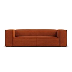 Trīsvietīgs dīvāns Agawa, 227x100x68, sarkans cena un informācija | Dīvāni | 220.lv