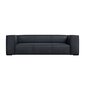 Trīsvietīgs ādas dīvāns Agawa, 227x100x68, tumši zils цена и информация | Dīvāni | 220.lv
