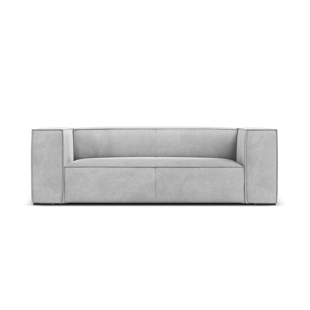 Divvietīgs dīvāns Agawa, 211x100x68, gaiši pelēks cena un informācija | Dīvāni | 220.lv